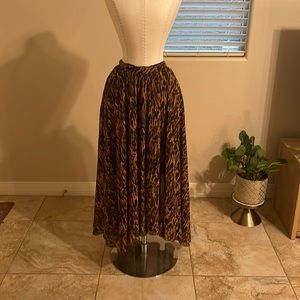 Allsaints Leopard skirt size 4